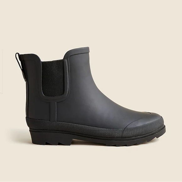 NIB J.Crew Sherpa-Lined Chelsea Rain Boot - Picture 3 of 3